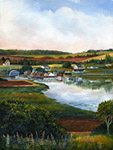 French River (oil) - Maurice Bernard