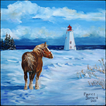 Horse & Winter Light - Maurice Bernard